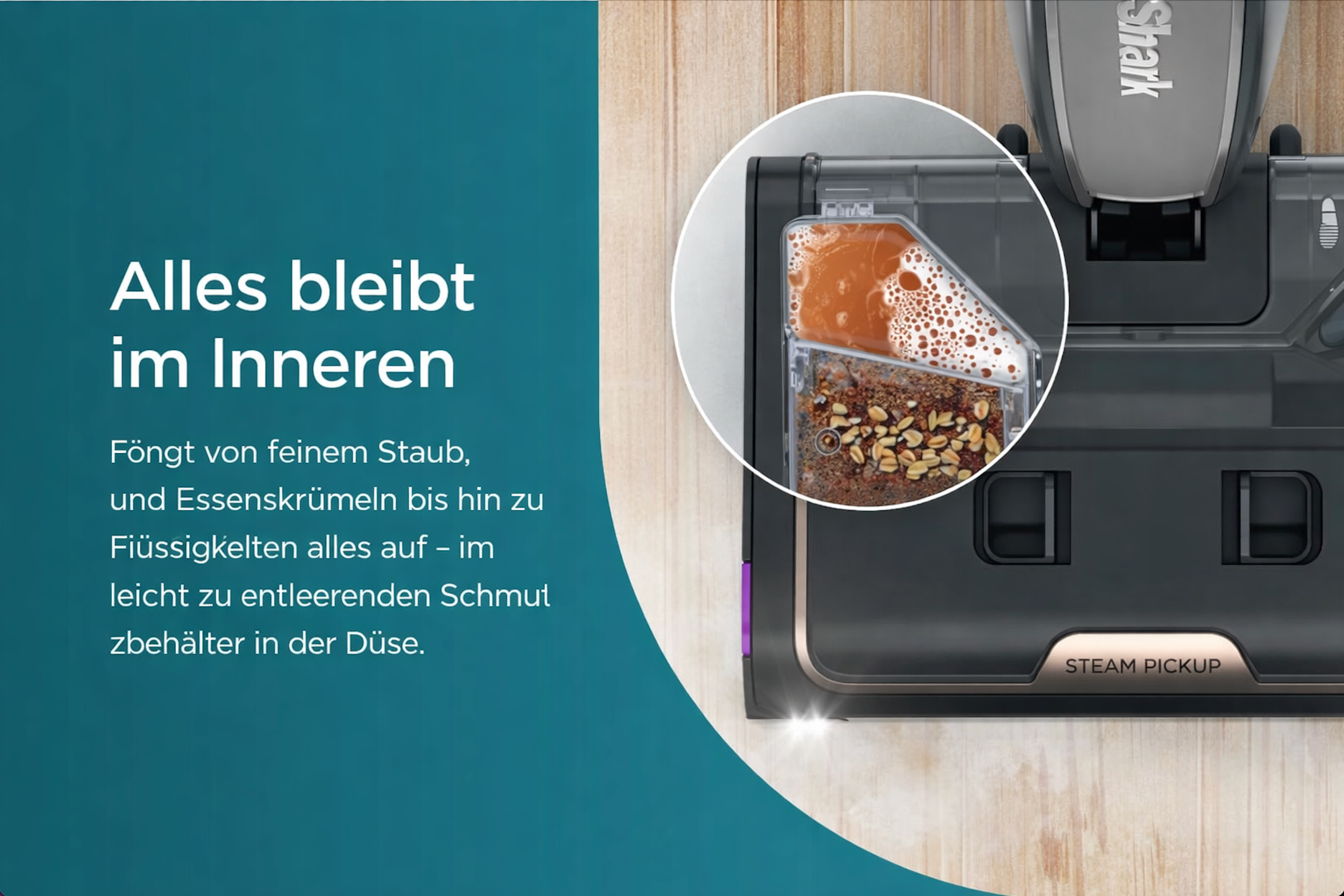 Hochleistungsstaubsauger 3 in 1 Steam Pickup  (Shark®-Technologie)