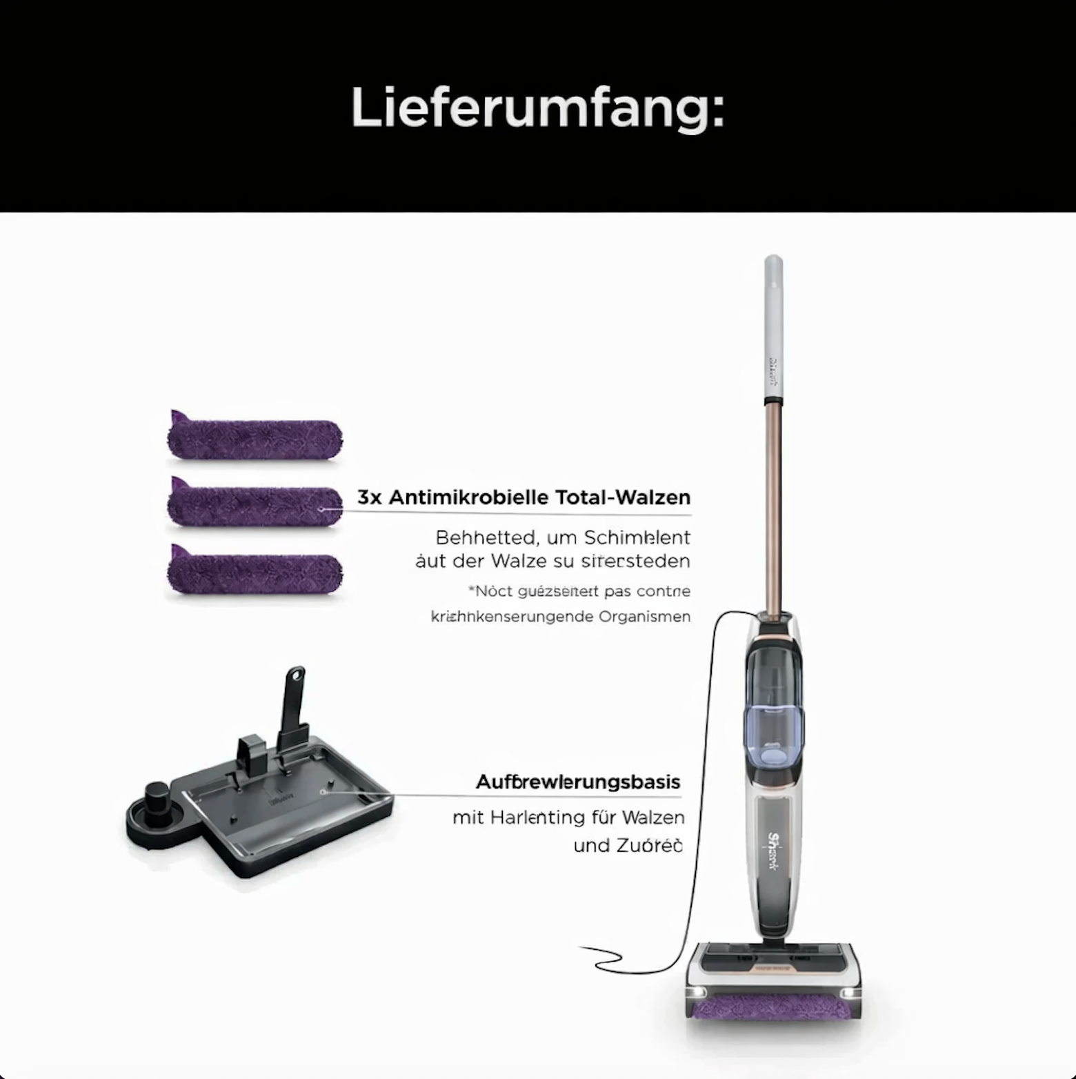 Hochleistungsstaubsauger 3 in 1 Steam Pickup  (Shark®-Technologie)